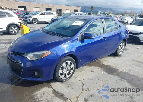2015 Toyota Corolla S из США, поврежденный, VIN 5YFBURHEXFP222318